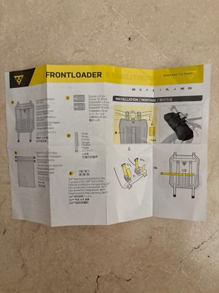 Alforja manillar Topeak 8L Negra