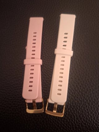 Correas Garmin 18mm Rosa y Blanca