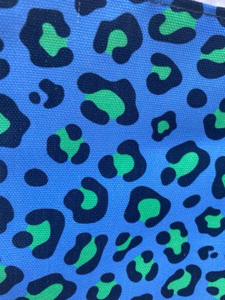 Bolso Maxi Leopardo Azul y Verde