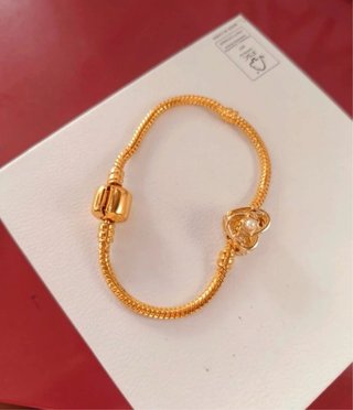 Pulsera Plata 925 color Oro