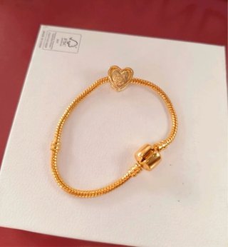 Pulsera Plata 925 color Oro