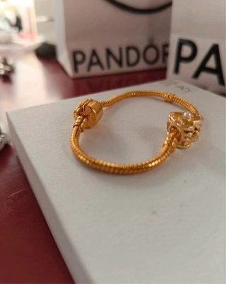 Pulsera Plata 925 color Oro