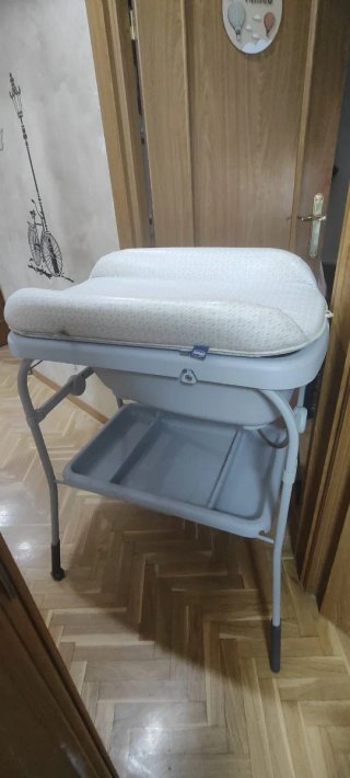 Bañera cambiador bebé plegable