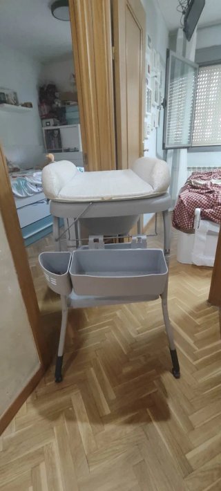 Bañera cambiador bebé plegable