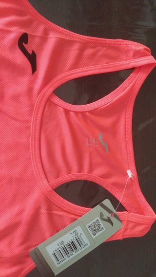 Camiseta Mujer Joma Tirantes Coral L Sin Estrenar