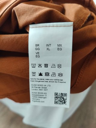 Camiseta BOSS Tessler óxido Talla XL