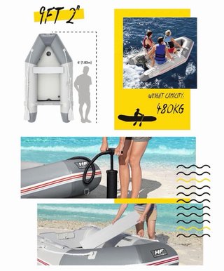 Balsa hinchable Hydro-Force + Motor Honda4T (6CV)