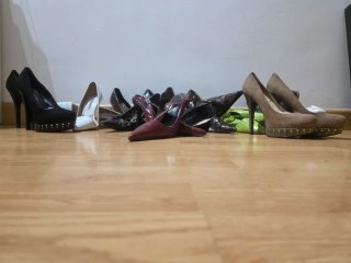 Lote de Zapatos de Tacón Variados