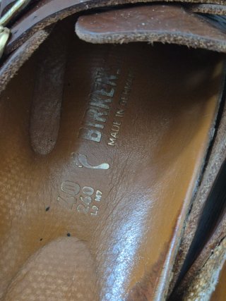 Zuecos Birkenstock Piel Marrón Talla 40