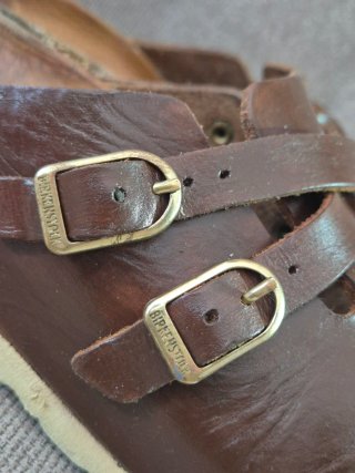 Zuecos Birkenstock Piel Marrón Talla 40