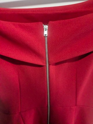 Vestido midi rojo New Look