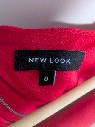 Vestido midi rojo New Look