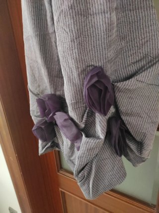 Vestido abullonado forrado fiesta/boda tirantes