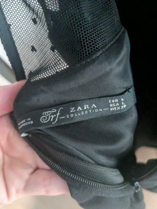 Vestido Zara Negro Corto