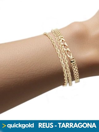 PULSERAS ORO 18K PENSADAS PARA EL VERANO
