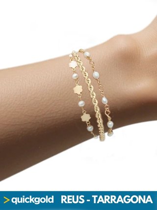 PULSERAS ORO 18K PENSADAS PARA EL VERANO