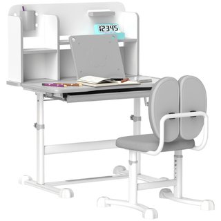 Set Scrivania e Sedia per Bambini Regolabili, Banc