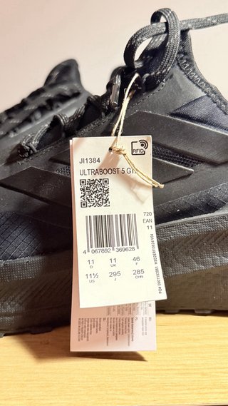 Adidas Ultraboost 5 GTX Negro/Gris