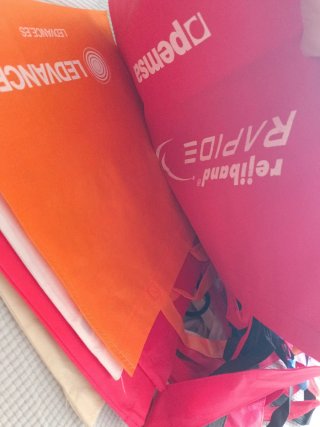 Lote de 30+ bolsas propaganda