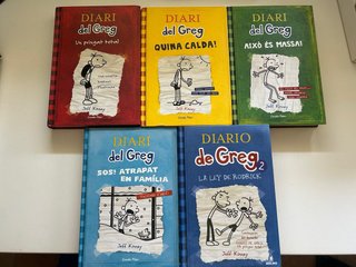 Libros del 'Diari/o del Greg'
