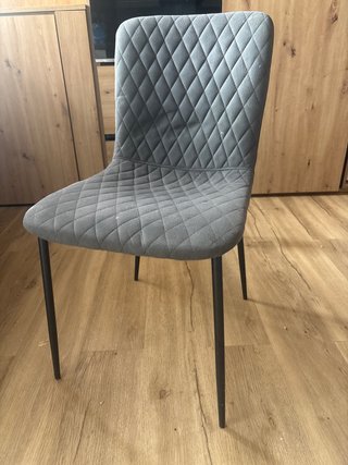 Sillas de comedor grises (5 unidades)