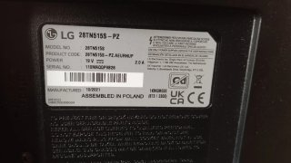 Televisor LG 28 Negro