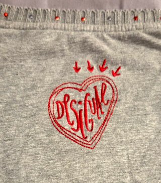 Jersey Desigual Corazones Gris