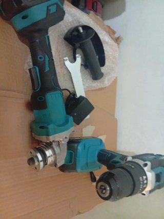 Taladro y radial a batería