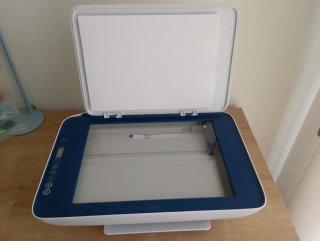 Impresora HP DeskJet 2721e Azul y Blanca