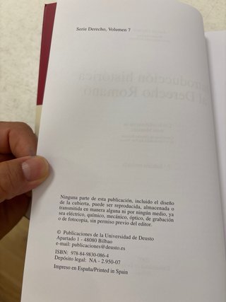 Introducción histórica al derecho romano