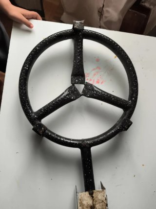 Volante Cocina Metal Negro