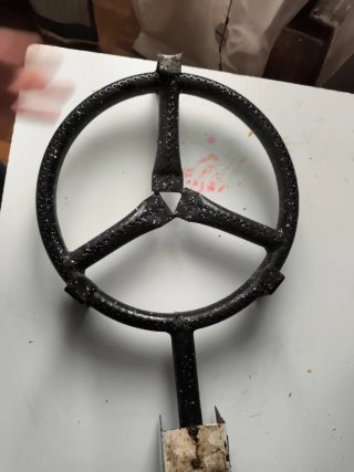 Volante Cocina Metal Negro