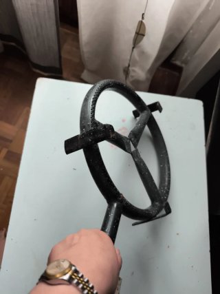 Volante Cocina Metal Negro