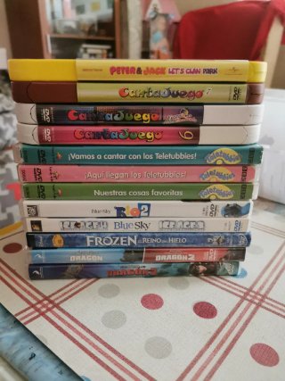 Lote DVDs Infantiles: CantaJuego, Teletubbies...