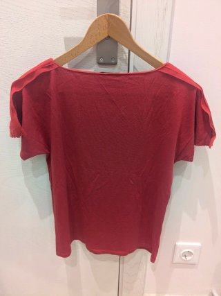 Camiseta Massimo Dutti Roja Talla S