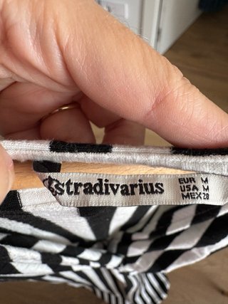 Mono rayas Stradivarius talla M