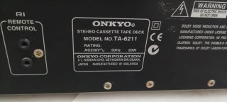 Onkyo TA-8211 Stereo Cassette Deck