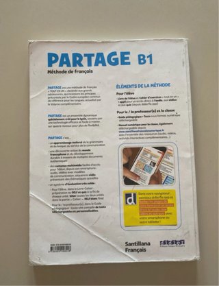 Partage B1 Francés 2º de bachillerato