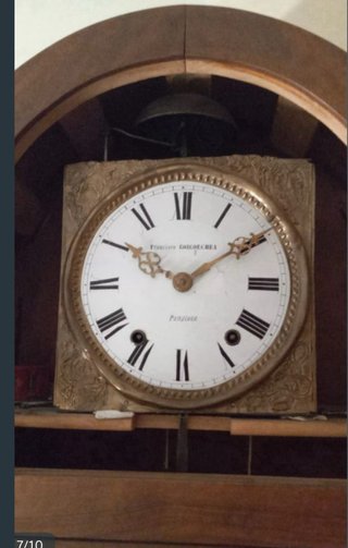 Reloj de pie antiguo madera