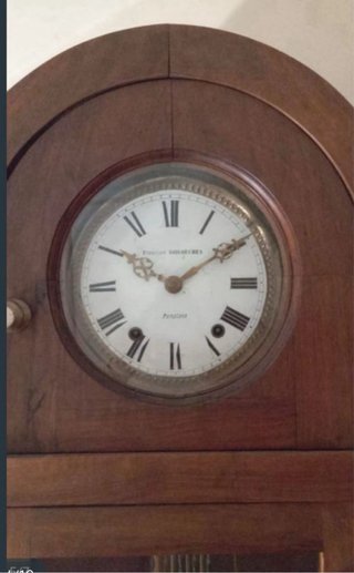 Reloj de pie antiguo madera