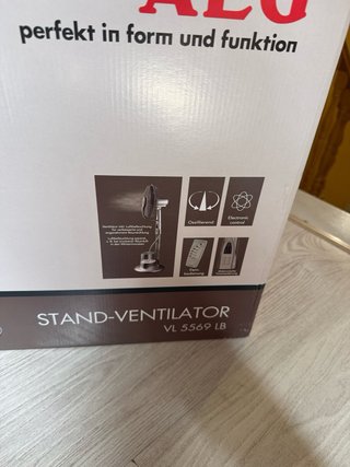 Ventilador AEG con humidificador