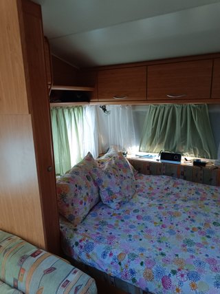 Caravana Knaus 550 en Camping