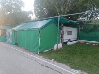 Caravana Knaus 550 en Camping