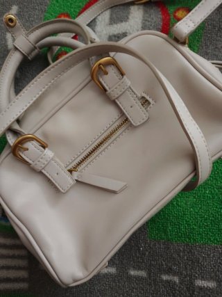 Bolso Zara Beige/Blanco
