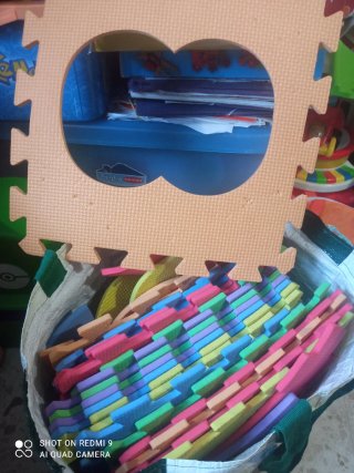 Puzzle Suelo Goma EVA Colores