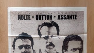 Cartel Original Película Distrito 34 (1990)