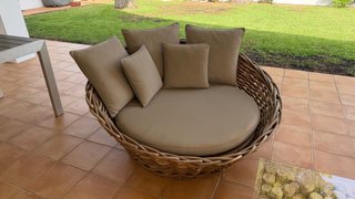 Conjunto Muebles Jardín de Ratán