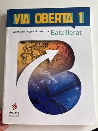 Valencià, llengua i literatura, batxillerat, 1
