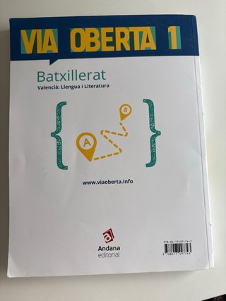 Valencià, llengua i literatura, batxillerat, 1