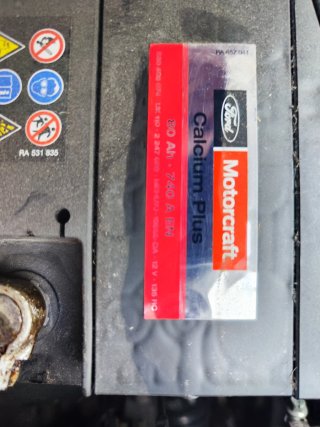 Batería Ford Motorcraft Calcium Plus 80Ah